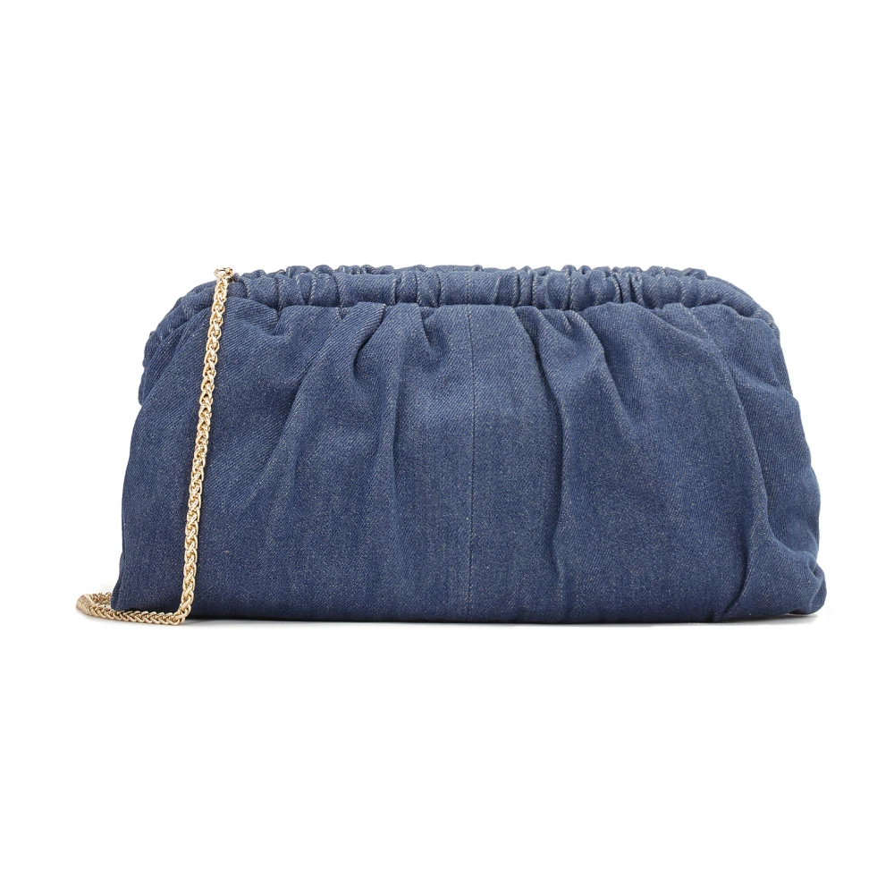 Kazar Grote denim stoffen zak Blue Dames