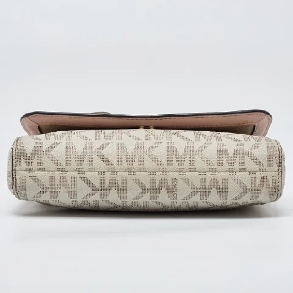 Michael Kors Pre-owned Canvas shoulder-bags White Dames