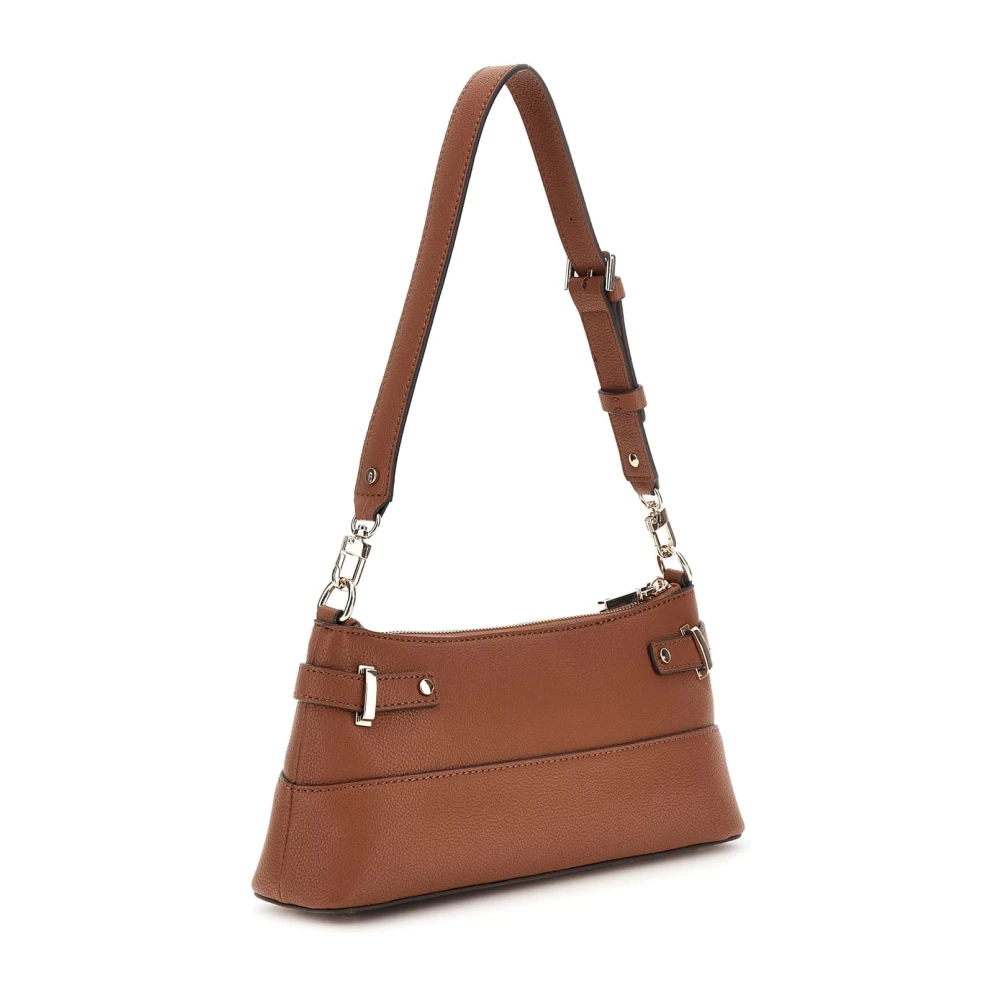 Guess Silvye Bucket Handtas Cognac Brown Dames