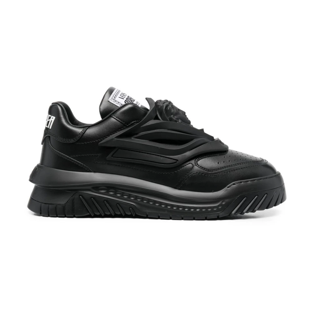 Versace Svarta Odissea Chunky-Sole Sneakers Black, Herr