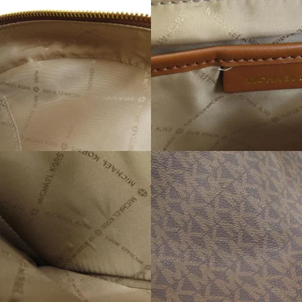 Michael Kors Pre-owned Plastic backpacks Brown Dames