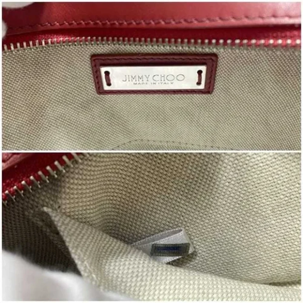 Jimmy Choo Pre-owned Fabric handbags Brown Dames