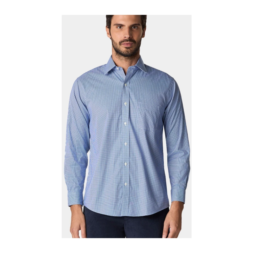 Brooks Brothers Regular Fit Non-Iron Gingham Overhemd met Ainsley Kraag Blue Heren