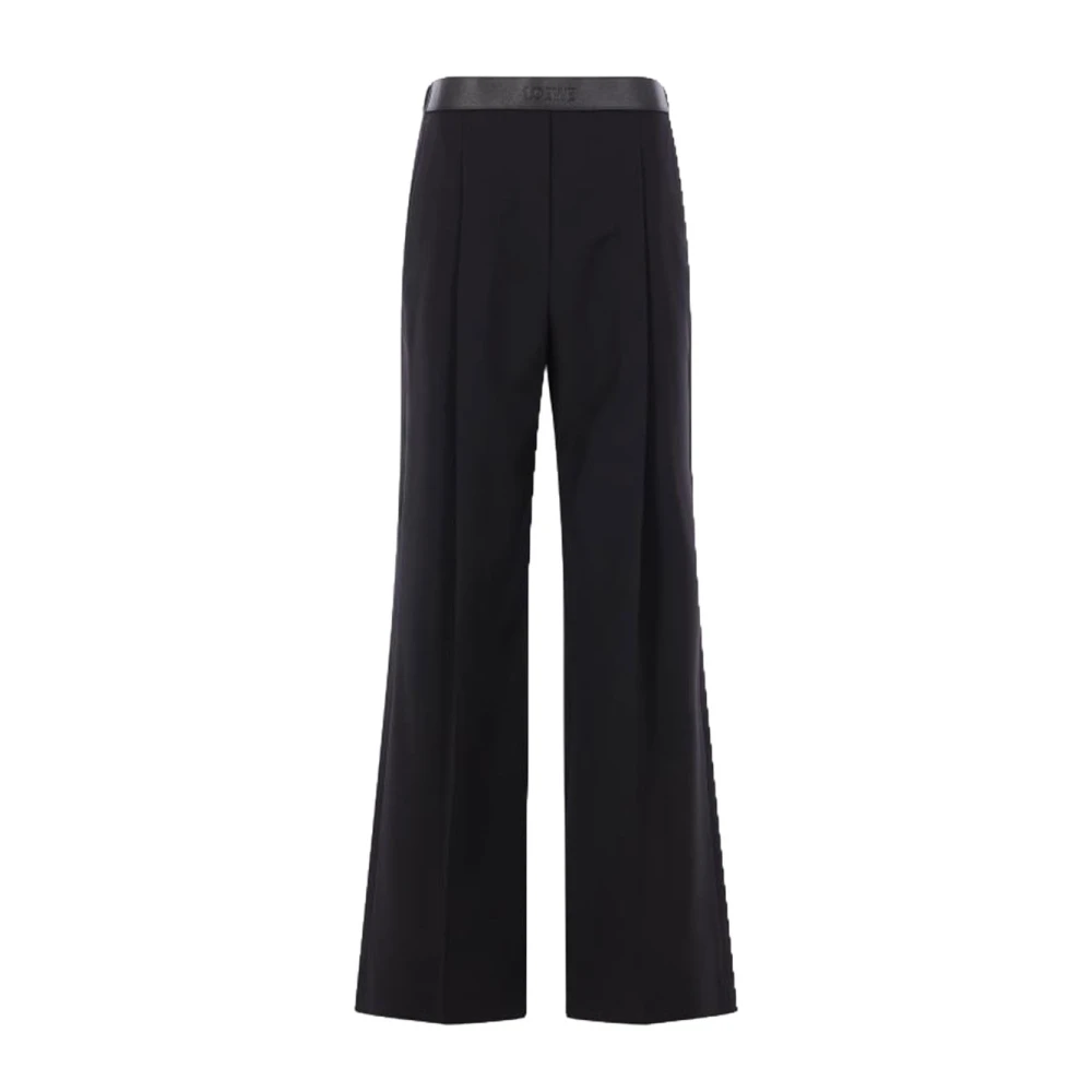 Loewe Vrouw Zwart Tailored Wool Trousers