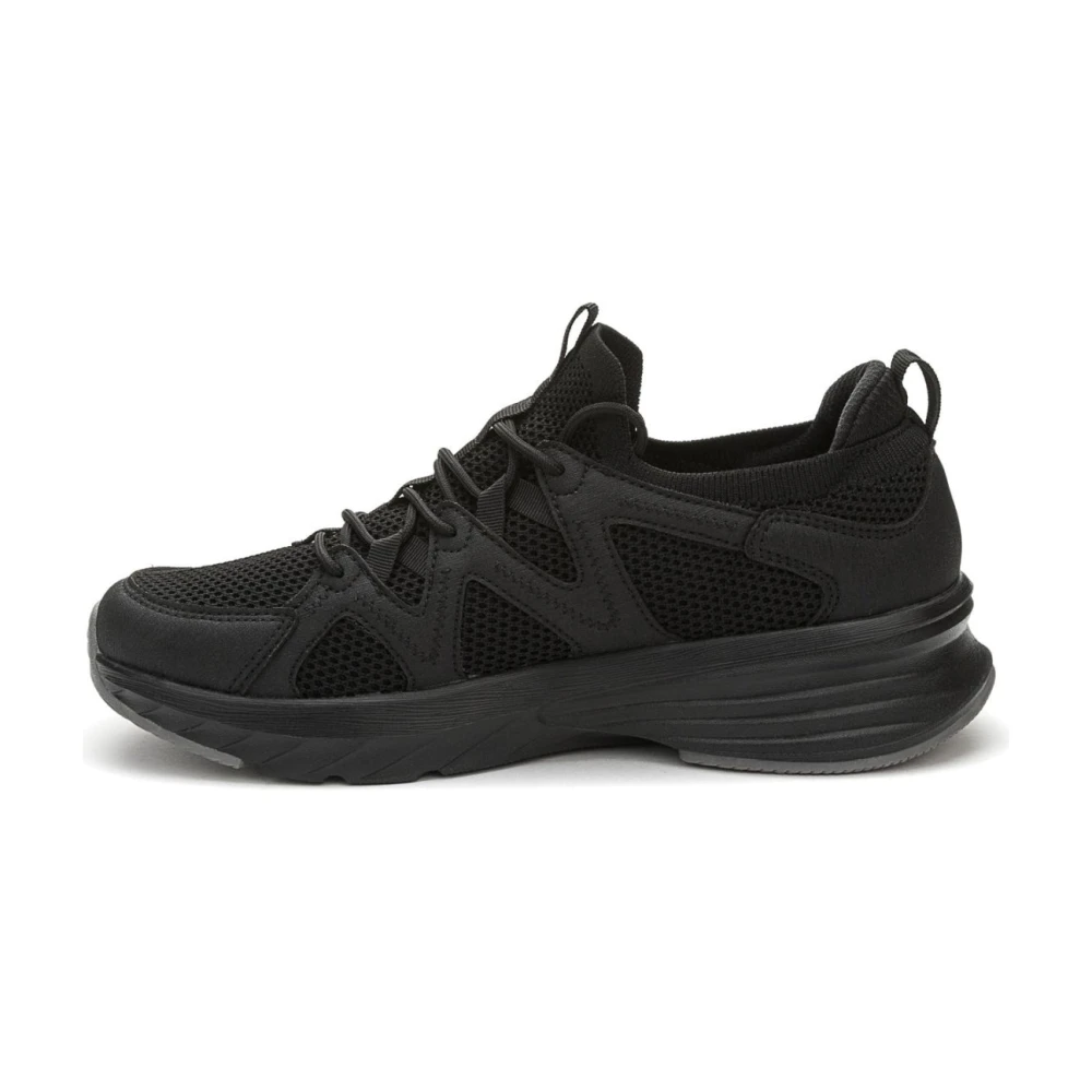 Grunberg Men's Black Sneakers, 7 Uk, Closed Trainers
