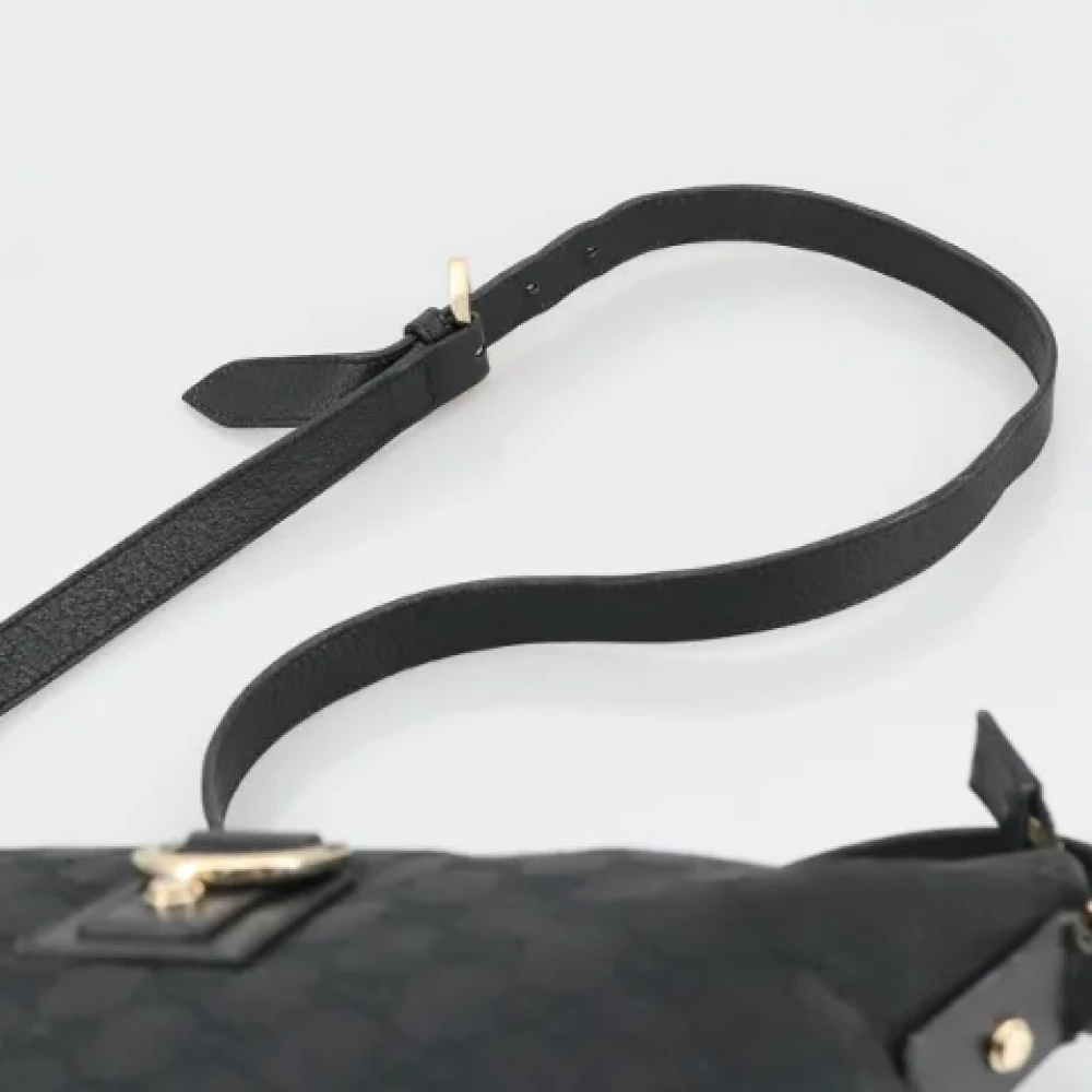 Gucci Vintage Pre-owned Canvas gucci-bags Black Dames