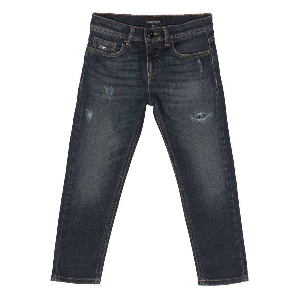 Emporio Armani Boys Blue Jeans - Jeans - 8 Y - Kids