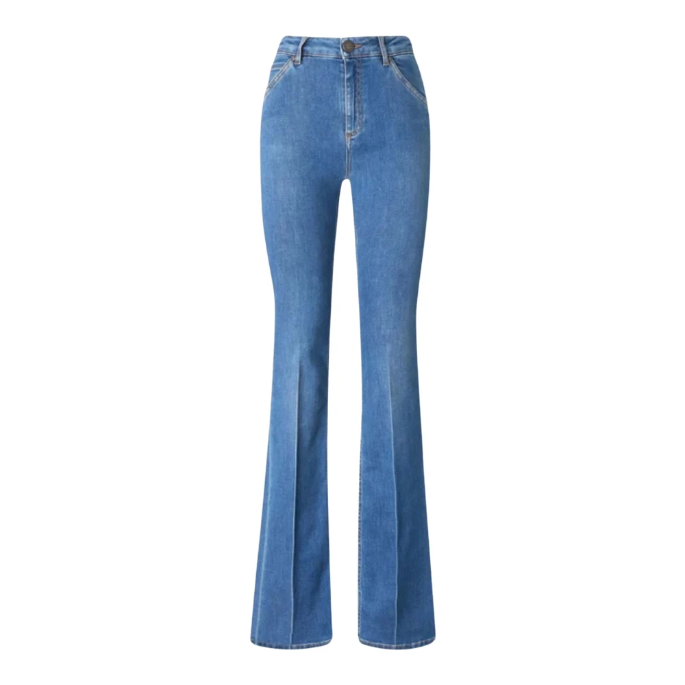 Pinko , Flare Jeans, Female, Blue, W25, Francis Flare