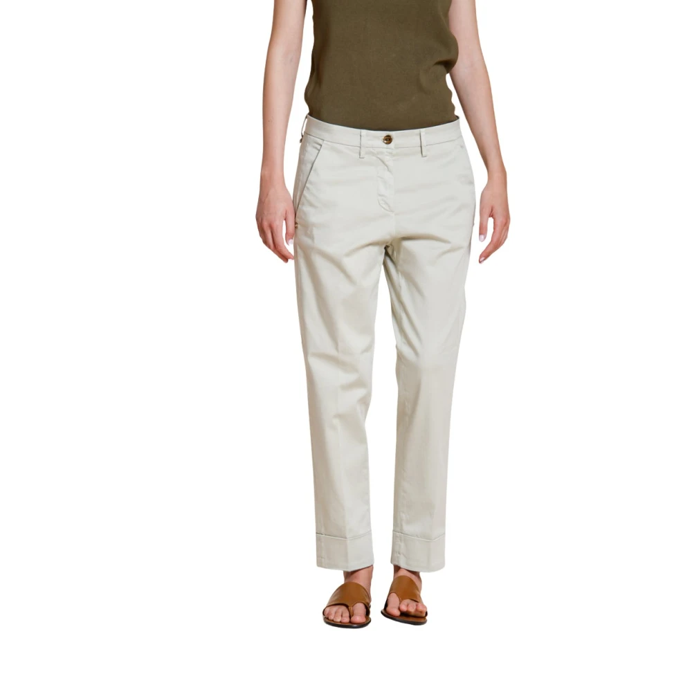 Mason's Mujer Gris - Pantalones Chinos Carrot New York - Trousers - 2XL