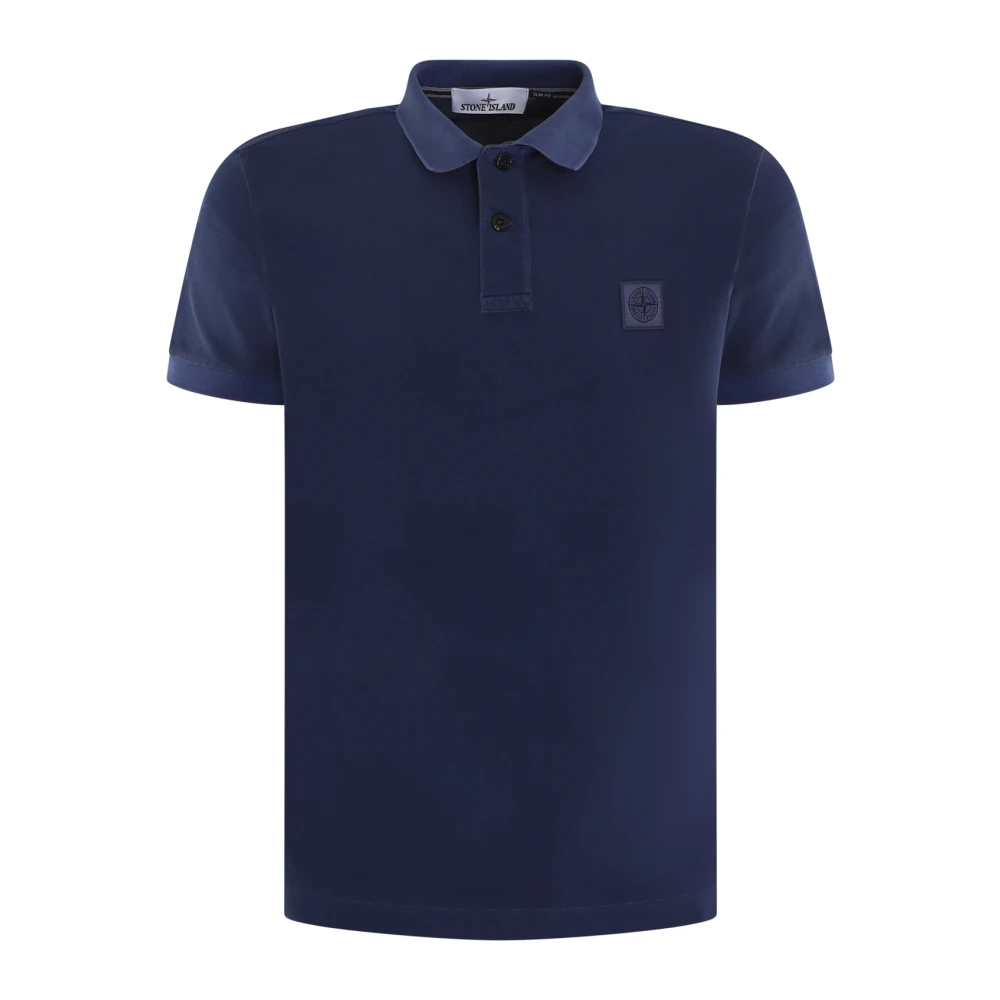 Stone Island Herr Polo Skjorta Blue, Herr