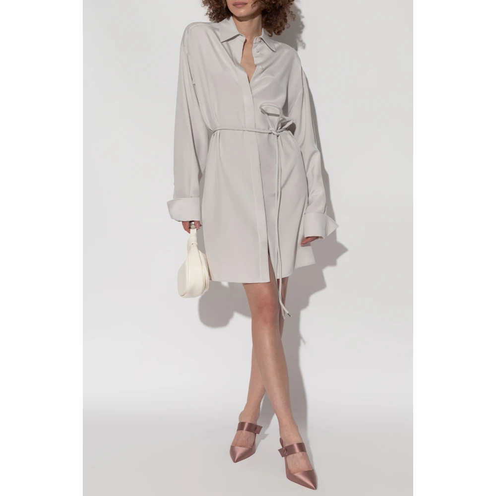 SPORTMAX Zijden jurk 'Eolie' Gray Dames