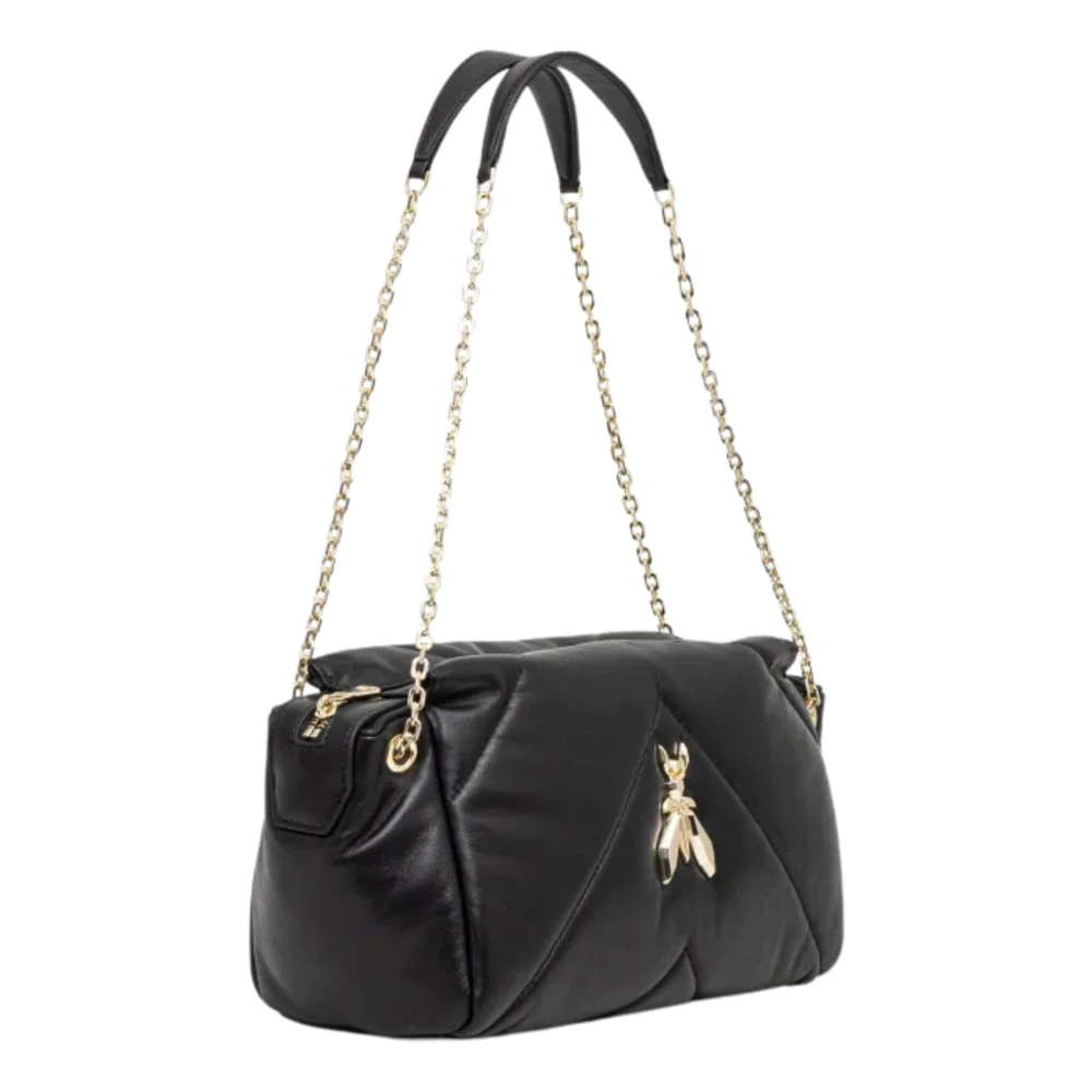 PATRIZIA PEPE Zwarte handtas Go Green model Black Dames