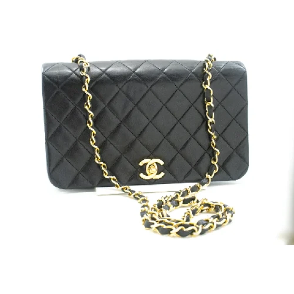 Chanel Vintage Pre-owned Leather chanel-bags Black Dames