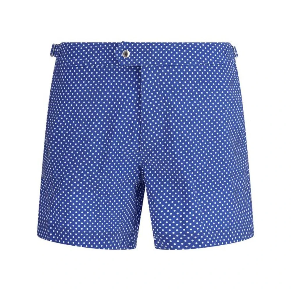 Tom Ford Men's Blue Beachwear, L, Polyester Athletic Shorts