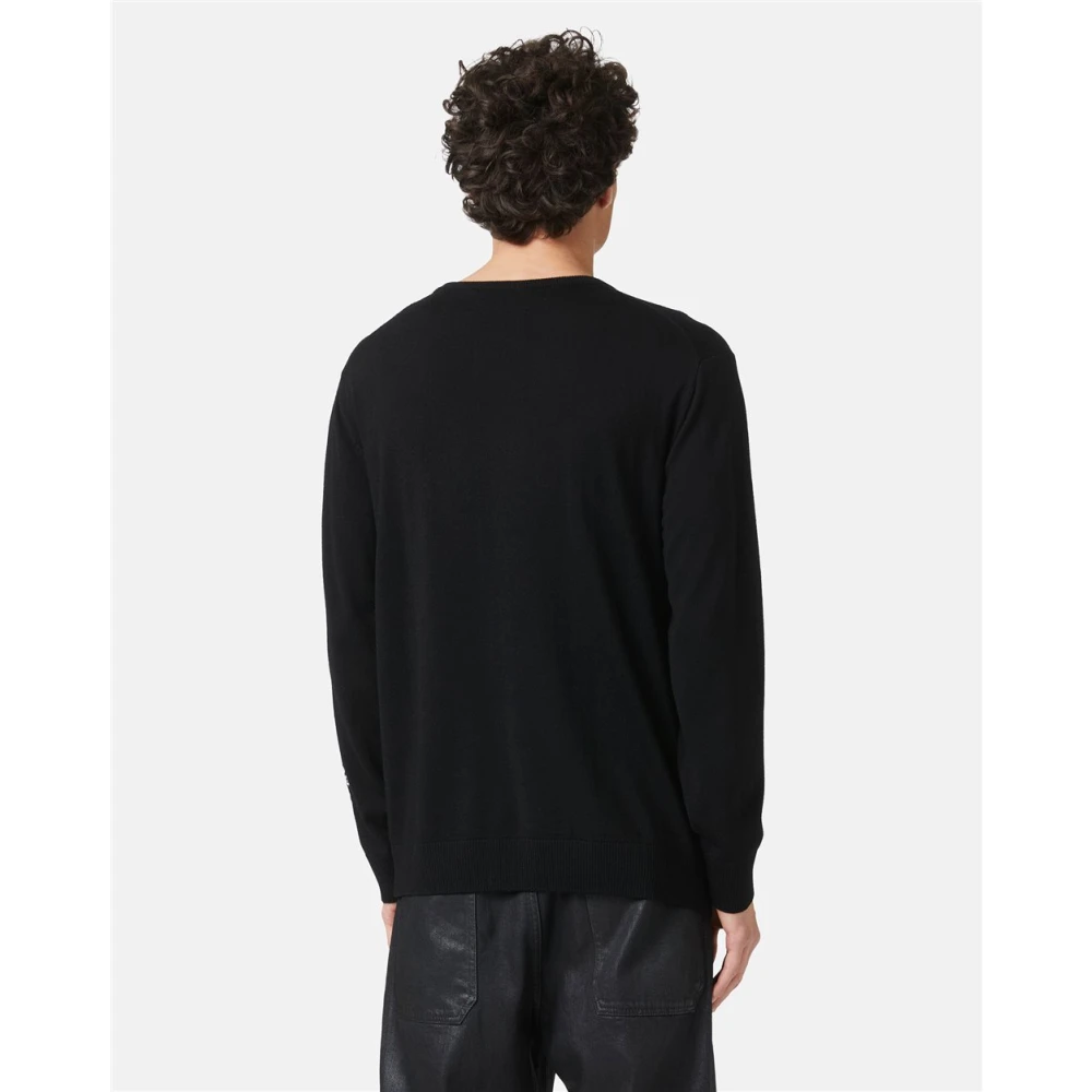 Iceberg Trui met cartoonafbeeldingen Black Heren