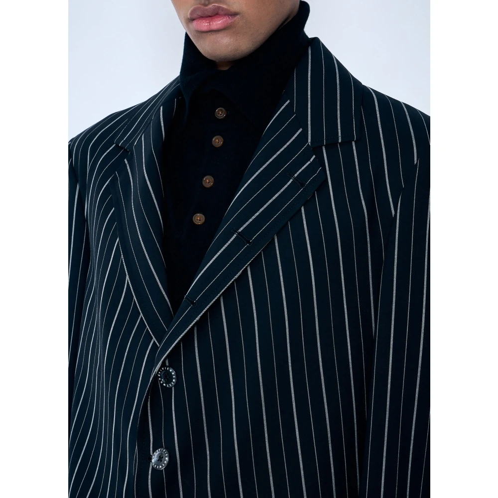 Vivienne Westwood Pinstripe Getailleerde Blazer Black Heren