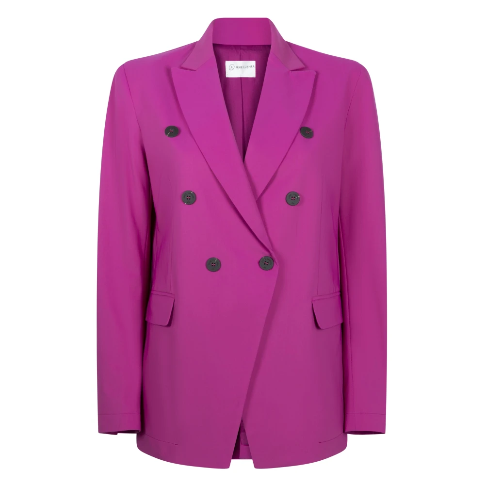 Jane Lushka Sofistikerad Greet Blazer i Fuxia Pink, Dam