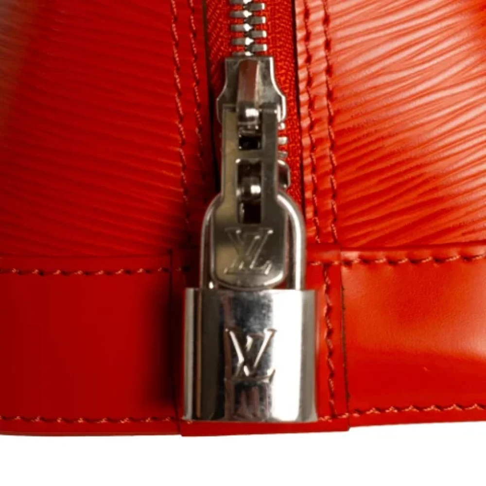 Louis Vuitton Vintage Pre-owned Leather handbags Orange Dames
