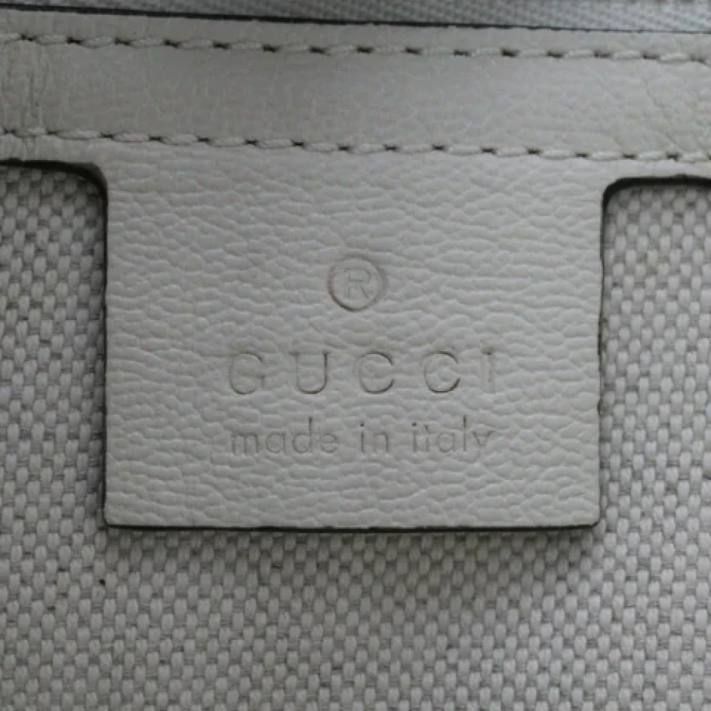 Gucci Vintage Pre-owned Leather shoulder-bags White Dames