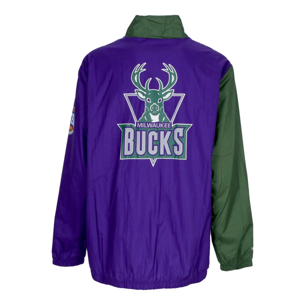 Mitchell & Ness NBA Gebogen Retro Windbreaker Jas Multicolor Heren