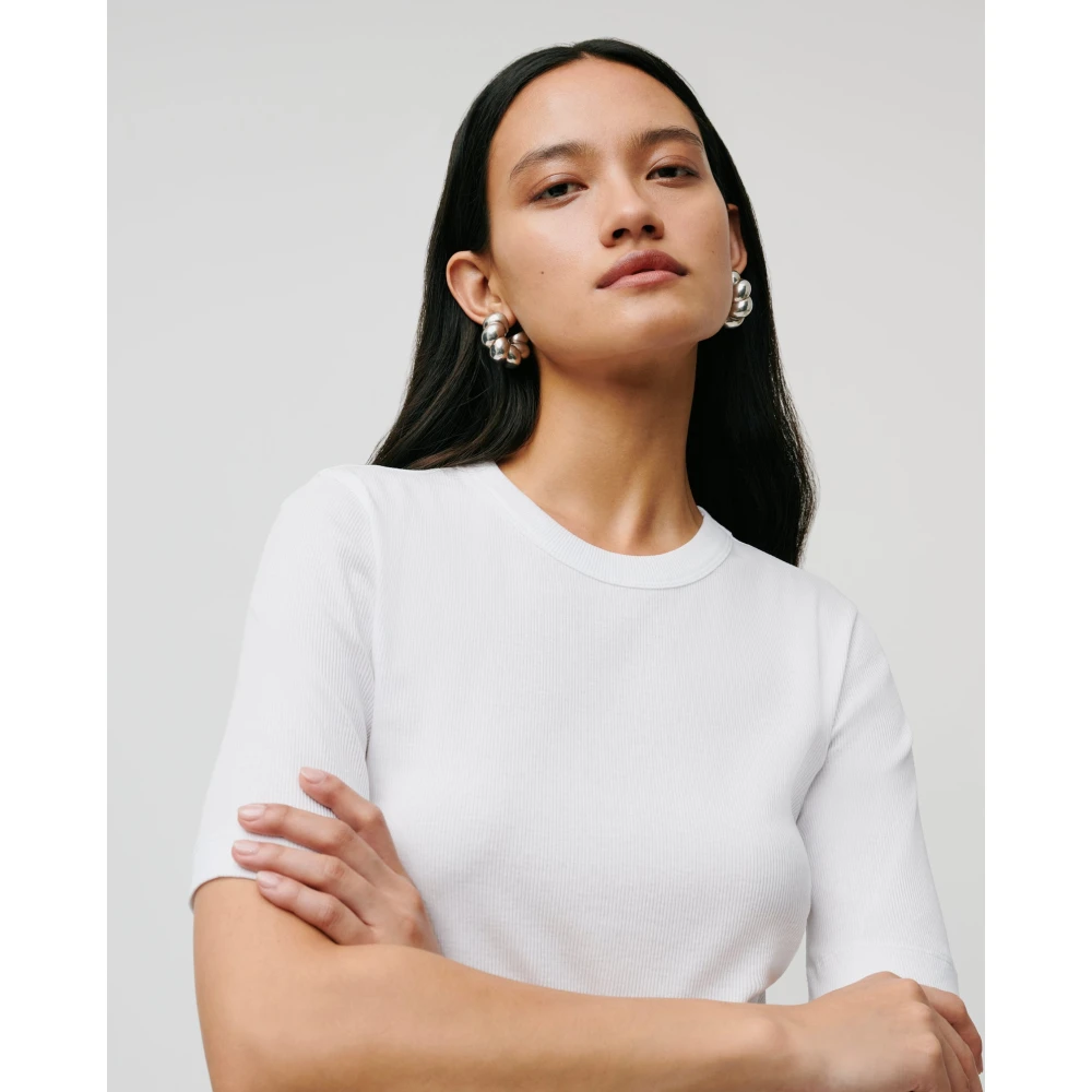 IVY OAK Comfortabele katoenen top in wit White Dames