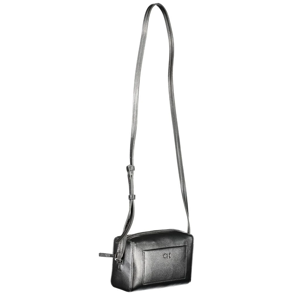 Calvin Klein Donna Nero - Poliuretano Shoulder Bag - Bags - One Size