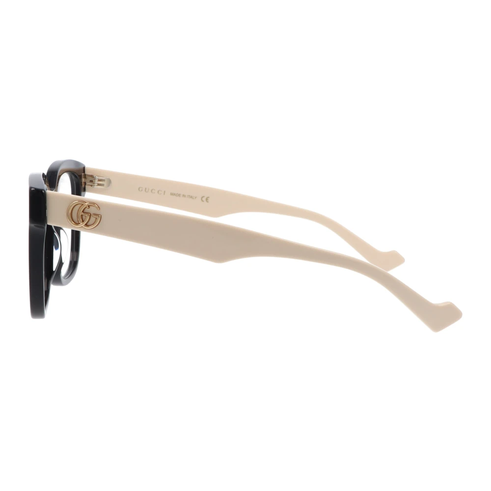 Gucci Vierkante Acetaat Brillen White Unisex