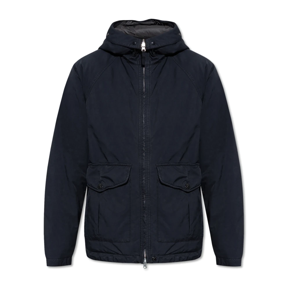Stone Island Echte donsjas voor heren Blue Heren