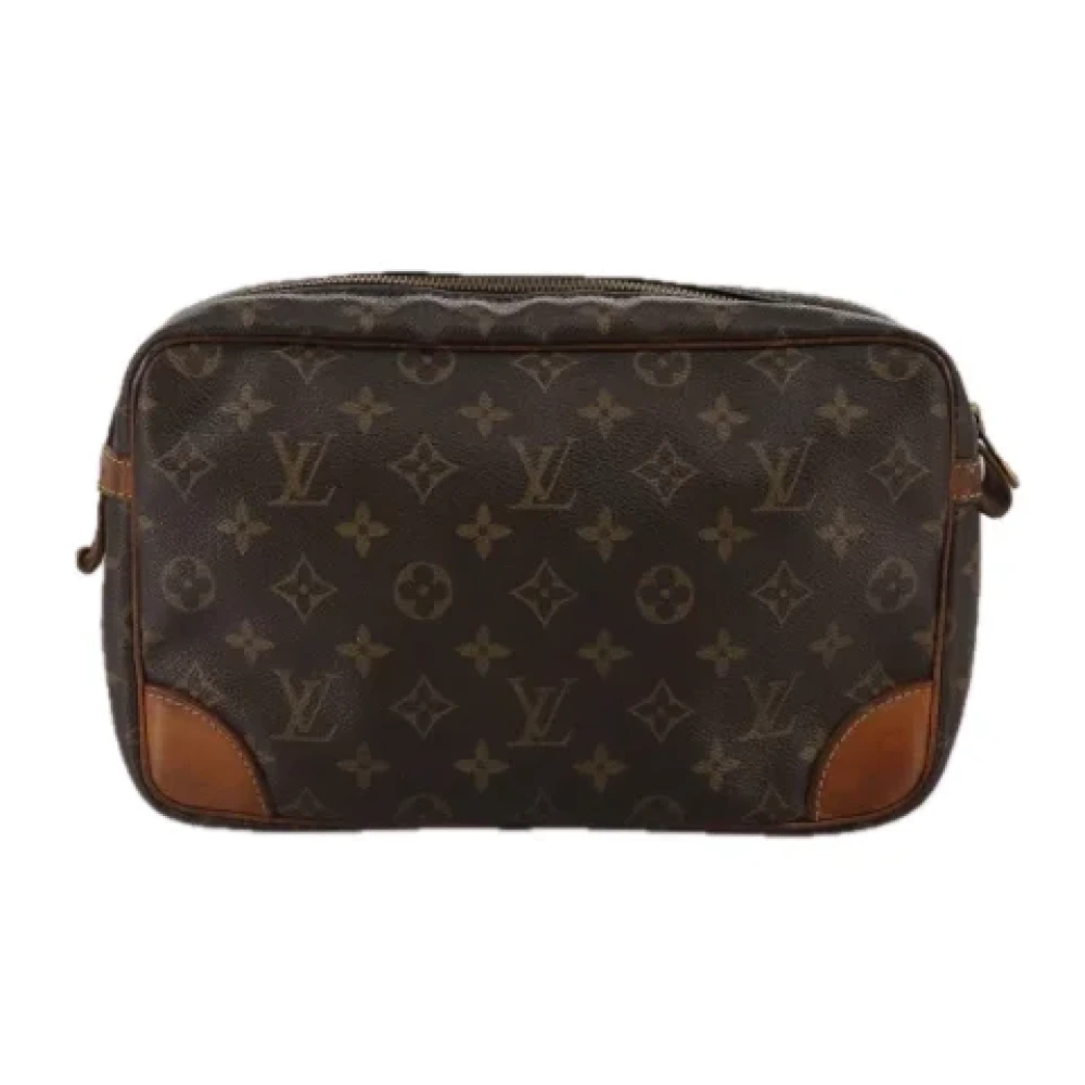 Louis Vuitton Vintage Pre-owned Canvas clutches Brown Dames