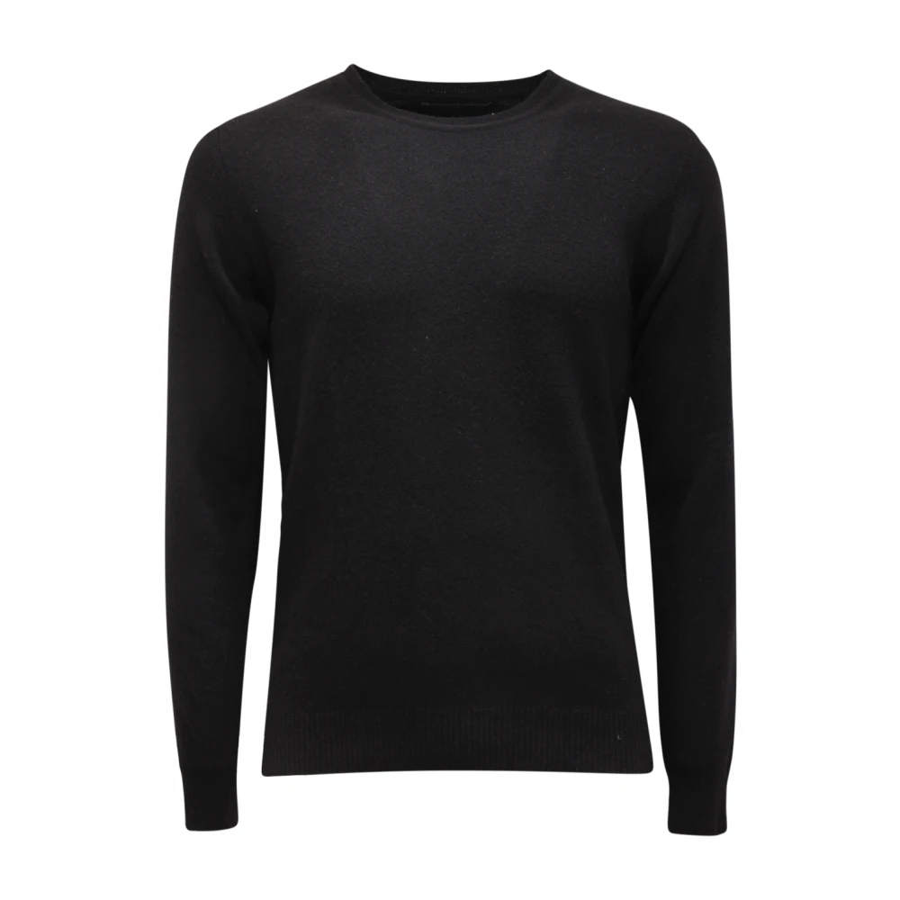 Daniele Fiesoli Men's Black Wool Sweater