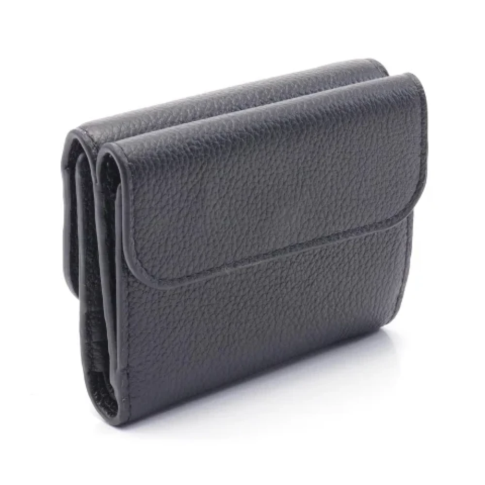 Chloé Pre-owned Leather wallets Black Dames