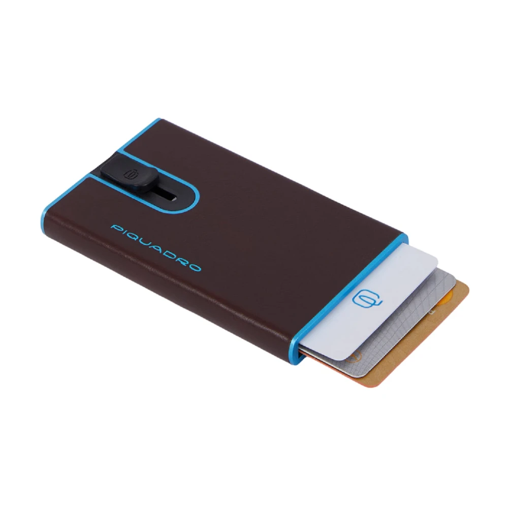 Piquadro Donkerbruine Creditcardhouder Brown Heren
