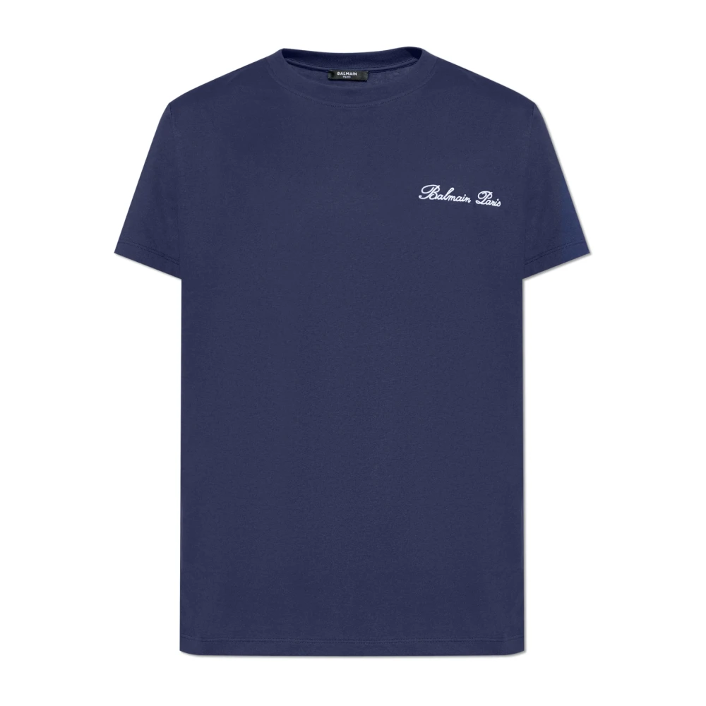 Balmain - Tops > T-Shirts - Blue - Balmain - Modalova