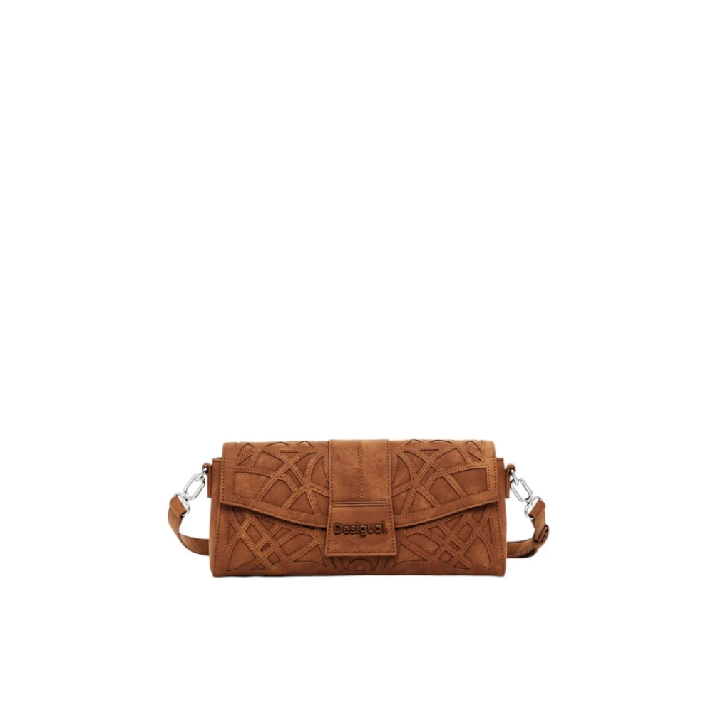 Desigual Dames Schoudertas Oasis Eden Stijl Brown Dames