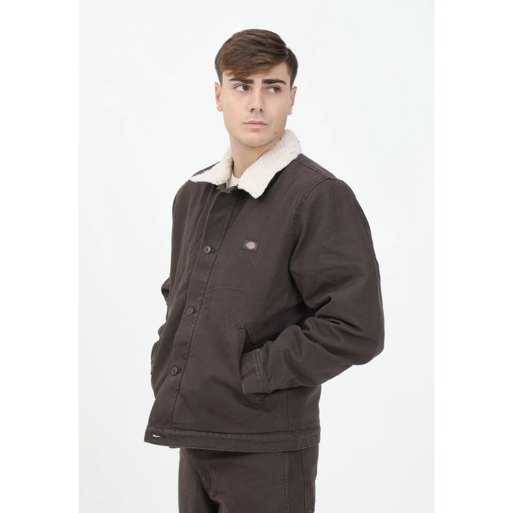 Dickies Canvas Duck Jack Bruin Heren Werkkleding Brown Heren