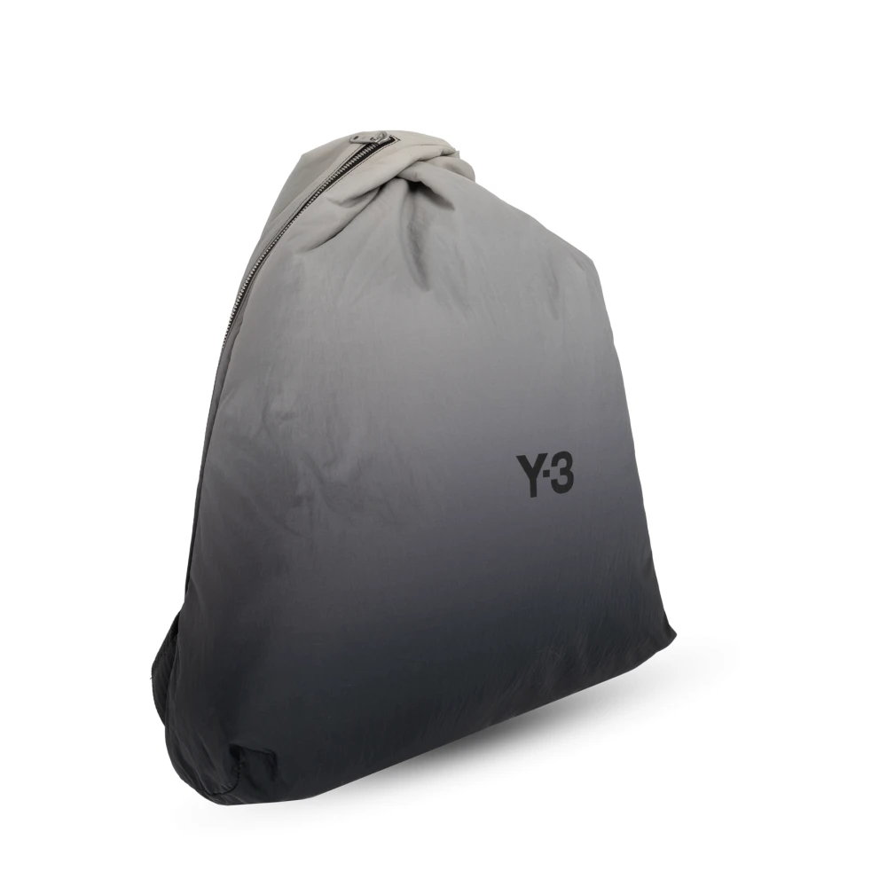 Y-3 Rugzak met logo Gray Unisex
