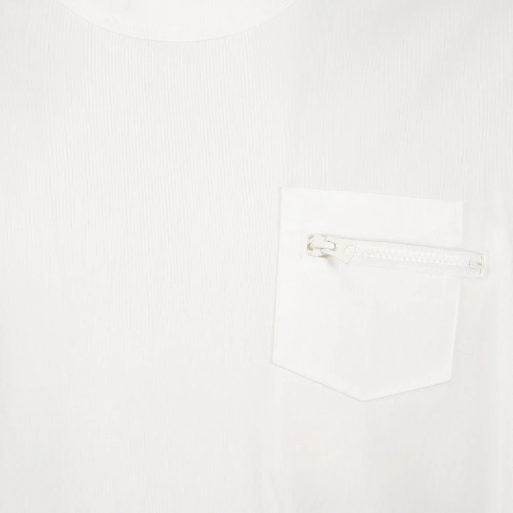 Sacai Zak T-shirt van Katoen White Heren
