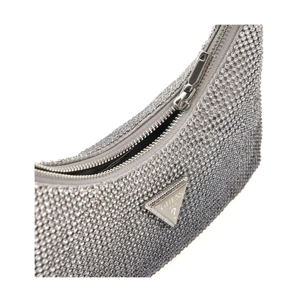 Guess Mini Top Zip Schoudertas Gray Dames
