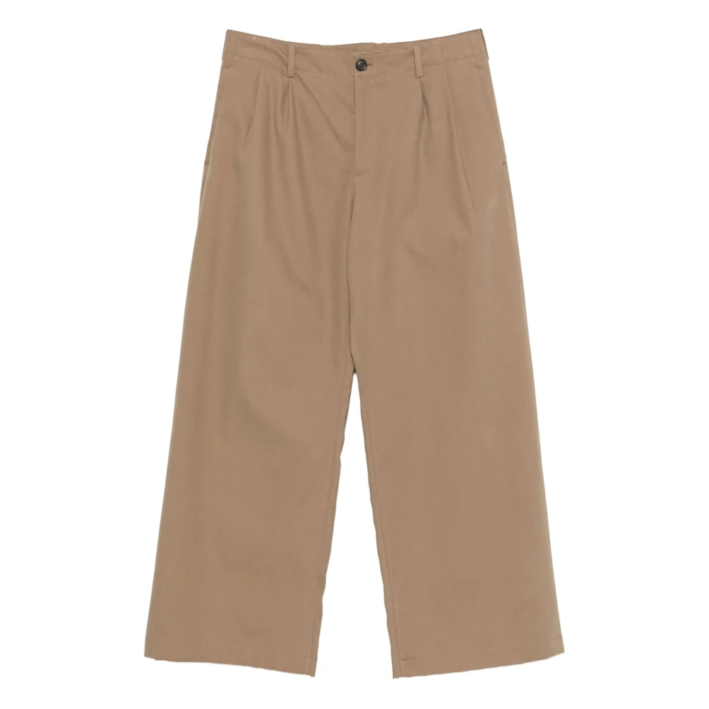 Our Legacy Men's Brown Khaki Cotton Bridge Chino Pants