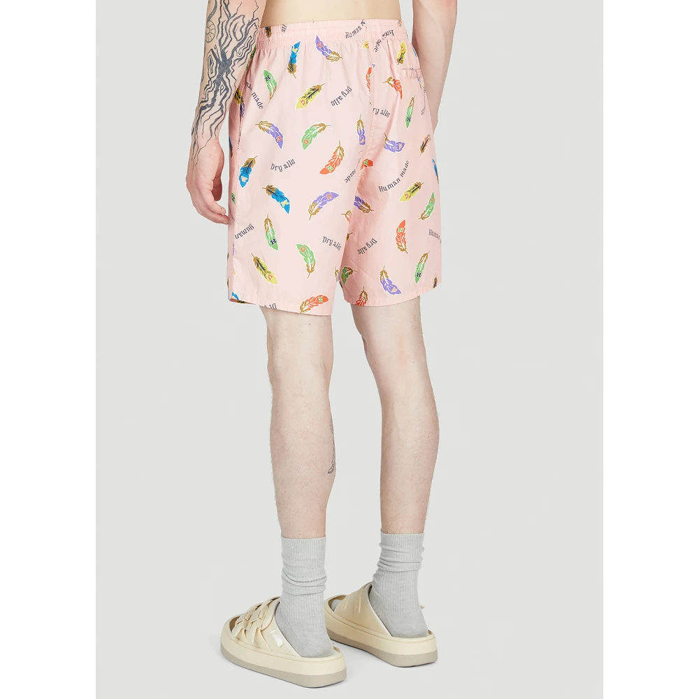 Human Made Verenprint katoenen shorts Pink Heren