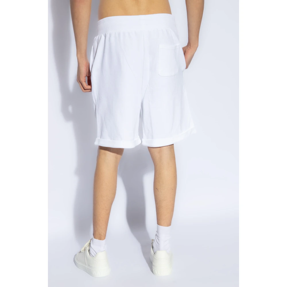 Moschino Katoenen shorts White Heren