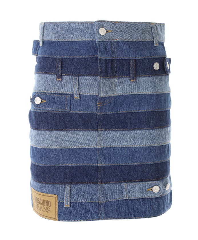 mini-jupe-en-denim-patchwork-multicolore