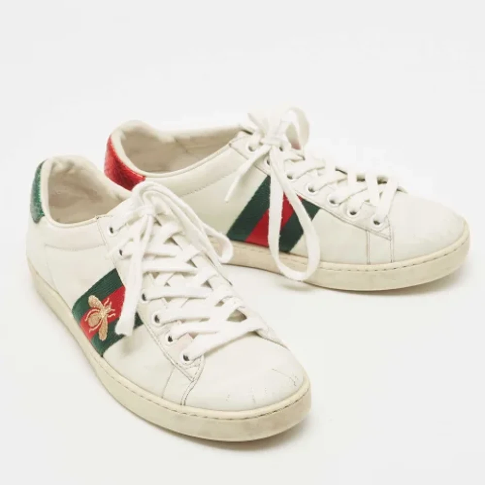 Witte gucci schoenen hot sale