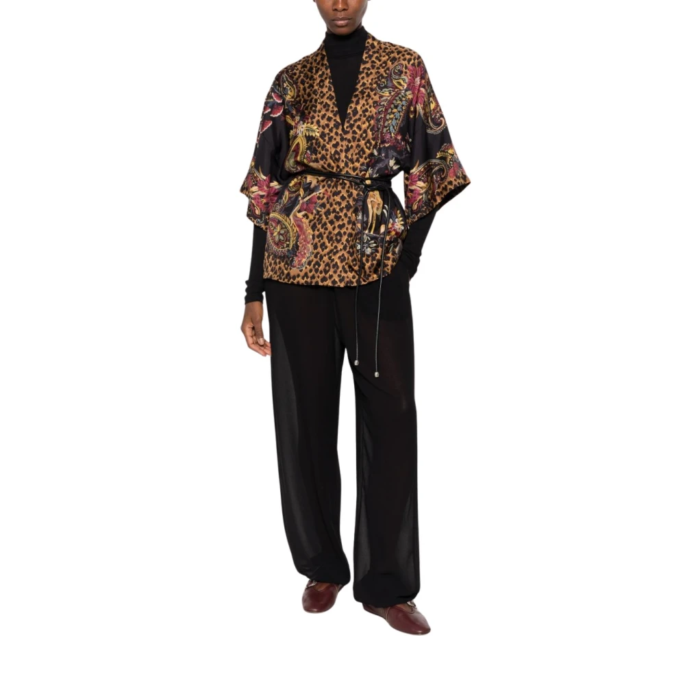 Etro Donna Marrone Camicette M, New,