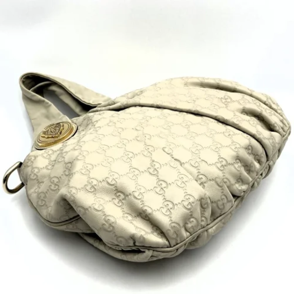 Gucci Vintage Pre-owned Leather gucci-bags White Dames