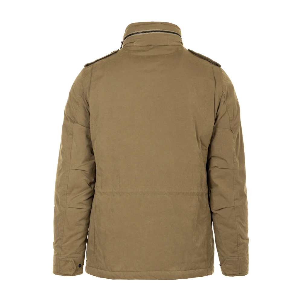 Aspesi Dove Grey Jassen Minifield Cot Brown Heren