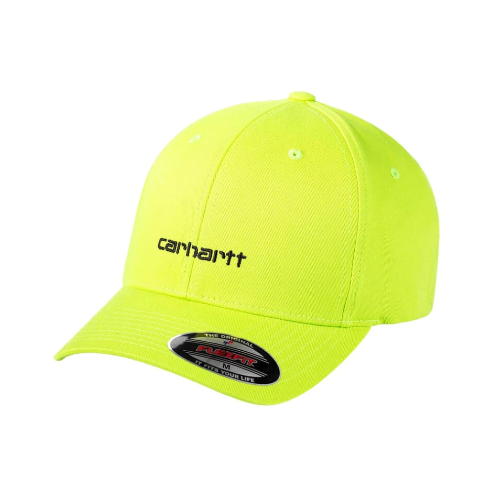 Carhartt WIP Gestructureerde Flexfit Script Cap Green Heren
