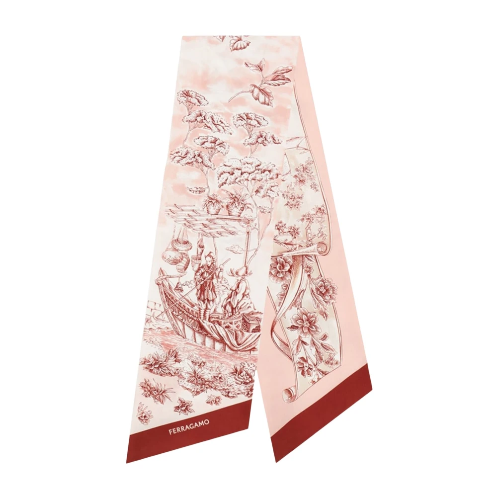 Ferragamo Women's Multicolor Voyage Print Silk Bandeau - Silk Scarves - One Size - Accessories