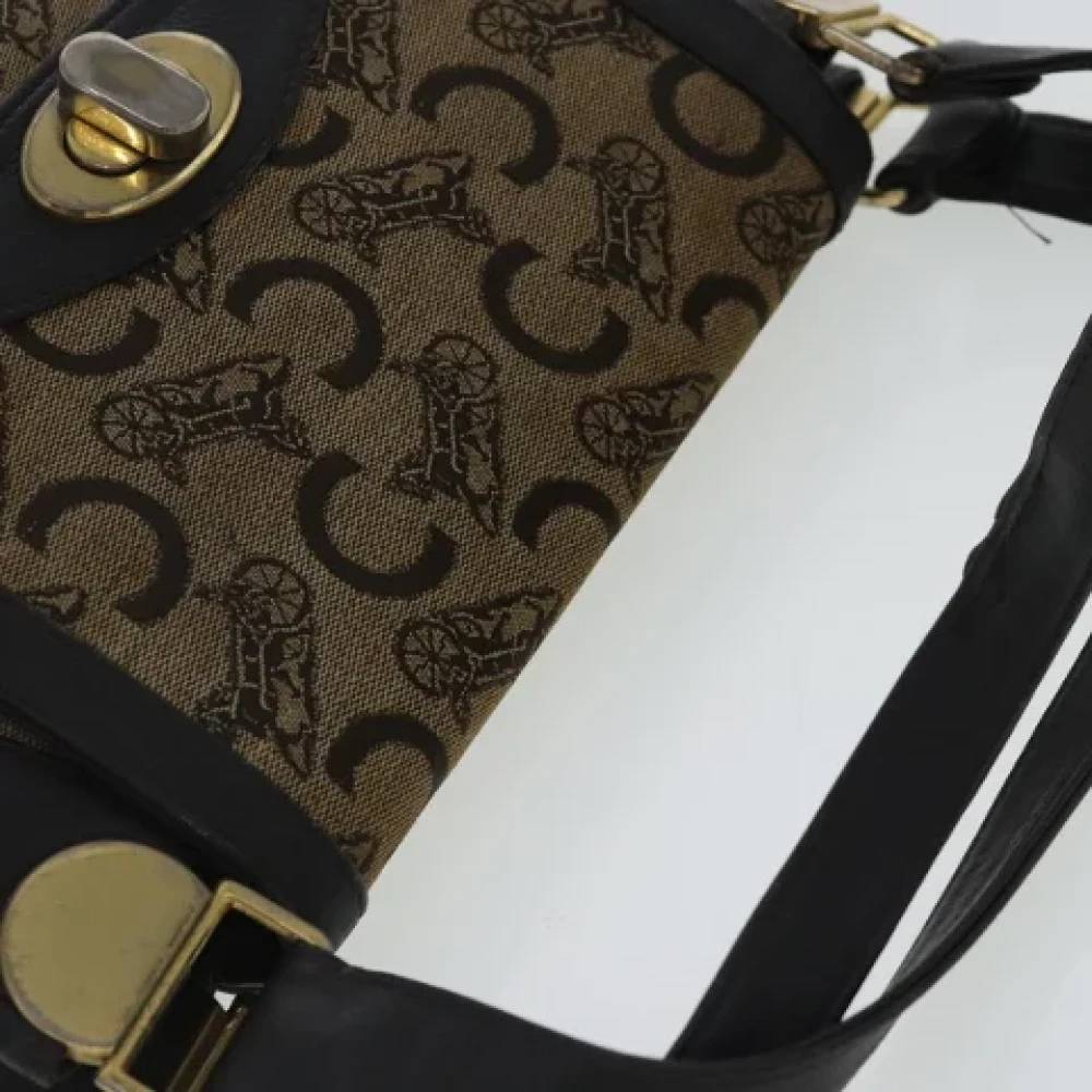 Celine Vintage Pre-owned Canvas celine-bags Beige Dames