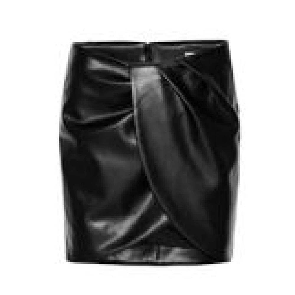 Rotate Birger Christensen Zwarte A-Lijn Rok Black Dames